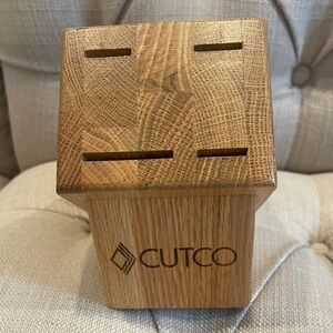 CUTCO Studio 4 Slot Paring KNIFE Honey Oak Knives Block #1740